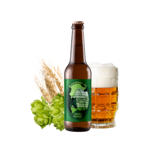 Montrer le produit de notre cave : la bière Alhambra ipa de Bières Georges